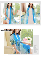 Load image into Gallery viewer, 24 Color Printed Shawl Seaside Sunscreen Beach Towel Scarves
