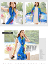 Load image into Gallery viewer, 24 Color Printed Shawl Seaside Sunscreen Beach Towel Scarves
