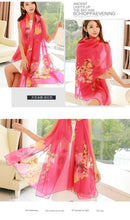 Load image into Gallery viewer, 24 Color Printed Shawl Seaside Sunscreen Beach Towel Scarves
