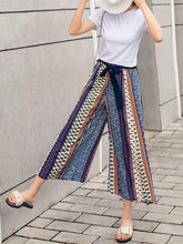 Load image into Gallery viewer, Chiffon Bohemian Wide-leg Pants Seaside Holiday Beach Pants
