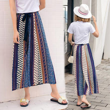 Load image into Gallery viewer, Chiffon Bohemian Wide-leg Pants Seaside Holiday Beach Pants
