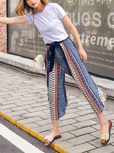 Load image into Gallery viewer, Chiffon Bohemian Wide-leg Pants Seaside Holiday Beach Pants
