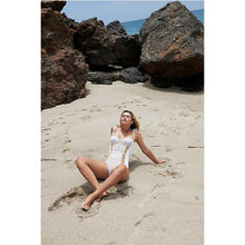 Load image into Gallery viewer, Butterfly Bandage Lady Floral Tight-fitting One-piece Halter Swimsuit Bikini
