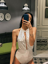Load image into Gallery viewer, Sexy Pure White Beach Holiday One-piece Swimsuit
