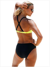 Load image into Gallery viewer, Sexy Bikini Print Sling Women's Swimsuit Split Two-Piece Set
