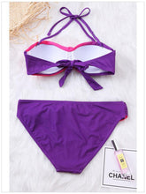 Load image into Gallery viewer, Sexy Gradient Bikini Low Waist Triangle Swimsuit
