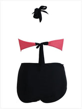 Load image into Gallery viewer, Sexy Bikini Print High Waist Sling Large Size Split Swimsuit
