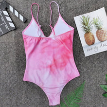 Load image into Gallery viewer, Pineapple Print One Piece Bikini
