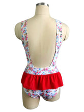 Load image into Gallery viewer, Ruffled Siamese Sexy Floral Swimsuit
