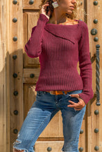 Load image into Gallery viewer, Long-sleeved Solid Color Sweater Top Casual Bottoming Sweater
