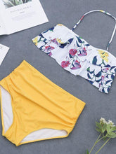Load image into Gallery viewer, High Waist Bathing Suit Plus Size Swimwear Push Up Bikini Set Vintage Beach Wear
