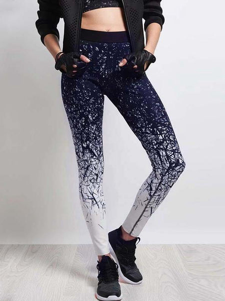 Printed Sports Stretch Tight Yoga Pants