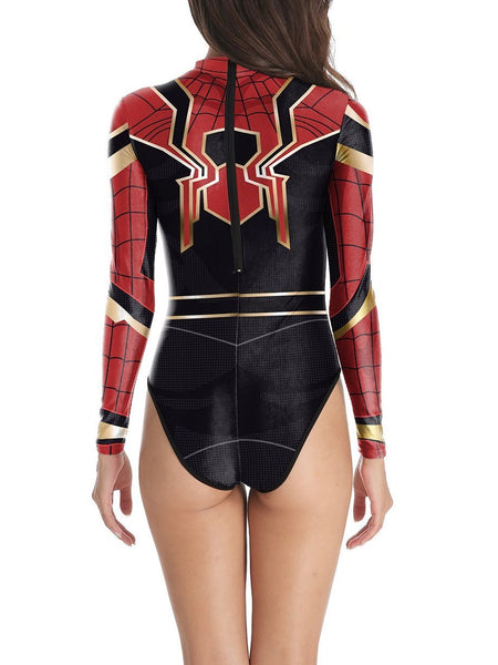 Fashion Spider-Man One-piece Swimsuit Women