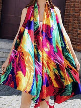 Load image into Gallery viewer, Fringed retro ethnic wind totem cotton and linen sunscreen shawl-5
