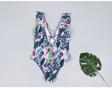 Load image into Gallery viewer, Falbala Printed One-piece Swimwear
