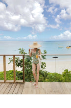 Load image into Gallery viewer, Sexy Floral One-Shoulder Twisted One Piece Swimsuit
