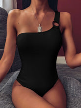 Load image into Gallery viewer, One Piece Swimsuit One Shoulder Bikini
