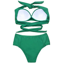 Load image into Gallery viewer, Solid Bikini Two Piece Set
