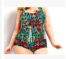 Load image into Gallery viewer, Sexy Fringed Halter Plus Size Swimsuit
