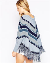 Load image into Gallery viewer, Long Sleeve Tassel Loose Winter Sweater
