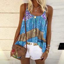 Load image into Gallery viewer, Summer New Product Loose Print Camisole Vest Top
