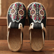 Load image into Gallery viewer, Creative ethnic trend cloth shoes women&#39;s ancient embroidered women&#39;s shoes hand-woven shoes spread the supply explosions
