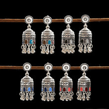 Load image into Gallery viewer, New Tibetan personality Tassel Earrings retro national temperament Earrings
