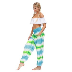 Summer bohemian sports fitness yoga pants-1