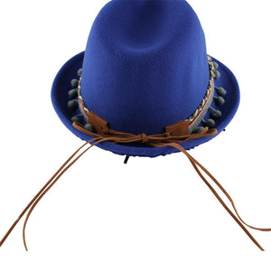 New Bell-shaped Woolen Top Hat