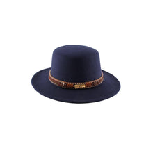 Load image into Gallery viewer, New Autumn and Winter Metal Feather Ethnic Retro Felt Hat
