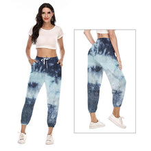 Load image into Gallery viewer, New Women&#39;s Tie-dye Casual Sweatshirt Sports Trousers

