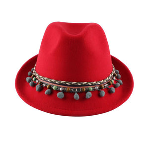 New Bell-shaped Woolen Top Hat