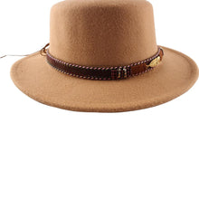 Load image into Gallery viewer, New Autumn and Winter Metal Feather Ethnic Retro Felt Hat
