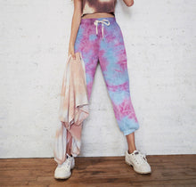 Load image into Gallery viewer, New Women&#39;s Tie-dye Casual Sweatshirt Sports Trousers
