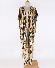 Load image into Gallery viewer, New Tiger Print Beach Sunscreen Shirt Loose Sexy Cover up
