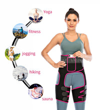Load image into Gallery viewer, Back-to-back Fitness Leggings with A Set of Sports Straps Waist-to-hip Straps
