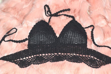 Load image into Gallery viewer, Handmade Knit Bikini Solid Color Sling Top
