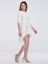 Load image into Gallery viewer, Temperament Waist Skirt Seven-piece Sleeve Slender Lace Dress
