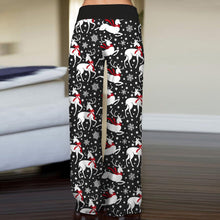 Load image into Gallery viewer, Fashion Woman Digital Printing Loose casual Flower pattern pants wide leg yoga pants 15
