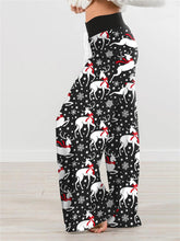 Load image into Gallery viewer, Fashion Woman Digital Printing Loose casual Flower pattern pants wide leg yoga pants 15
