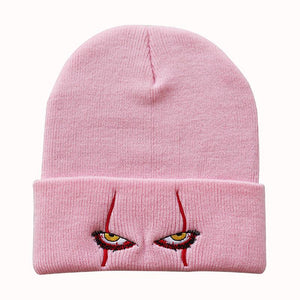Pennywise scary eyes  hat warm cover hip hop Hat Wool Hat
