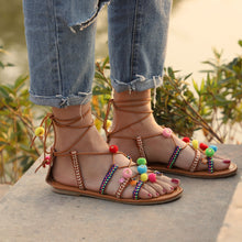 Load image into Gallery viewer, New Bohemia Summer Strap Flat Women Sandals
