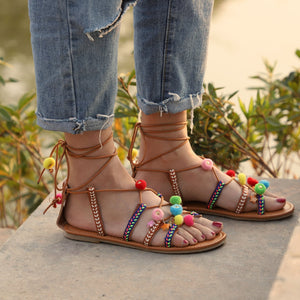 New Bohemia Summer Strap Flat Women Sandals
