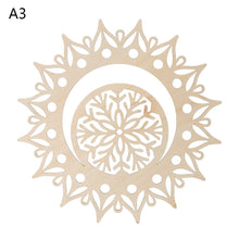 Load image into Gallery viewer, 1PC Flower of Life Shape Wooden Wall Sign Laser Cut Non-slip Coaster Set Wood Placemats Table Mat Round Cup Pad Art Home Decor
