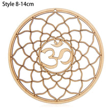 Load image into Gallery viewer, 1PC Flower of Life Shape Wooden Wall Sign Laser Cut Non-slip Coaster Set Wood Placemats Table Mat Round Cup Pad Art Home Decor
