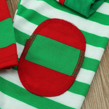 Load image into Gallery viewer, Family Christmas pajams stripe set Xmas family suit
