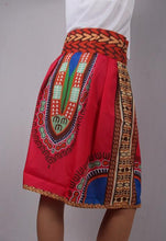 Load image into Gallery viewer, African Print High Waist Casual Skirt
