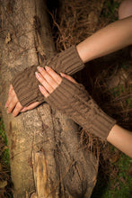 Load image into Gallery viewer, Half refers to the warm knit typing women s thick wool Half palm gloves - 1
