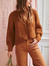 Load image into Gallery viewer, Knit Solid Color Long Sleeve Winter Sweater
