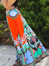 Load image into Gallery viewer, Boho Exotic Thailand Floral Printed Bust Skirt
